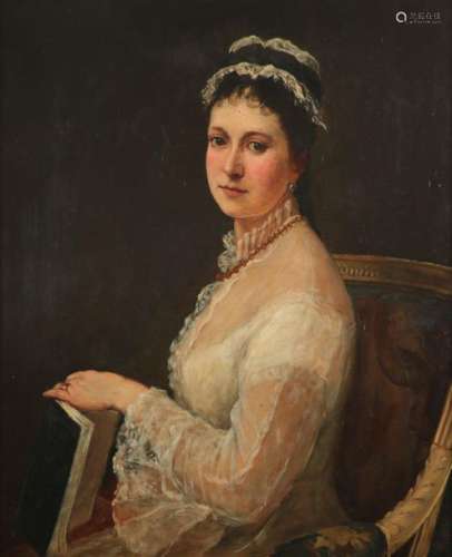 Louise Jopling (1843 1933). Portrait of the Hon. M…