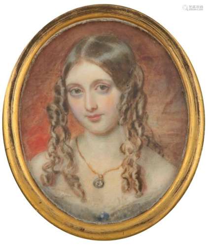 Λ English School c. 1835 . Portrait of Lady France…