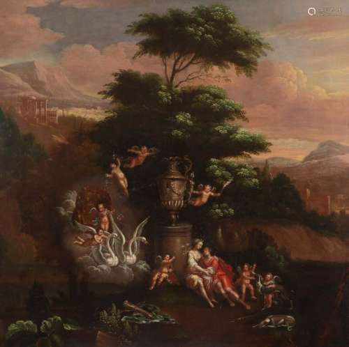 Northern European School c.1700. Venus and Adonis.…