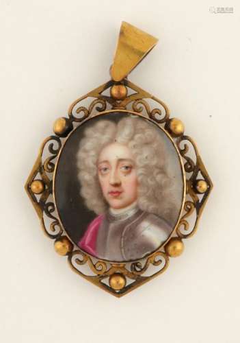 Continental School 18th Century. Portrait miniatur…