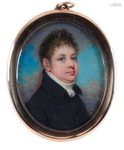 Λ Adam Buck (Irish 1759 1833). Miniature portrait…