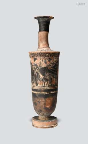 An Attic black figure lekythos. Circa 6th century …