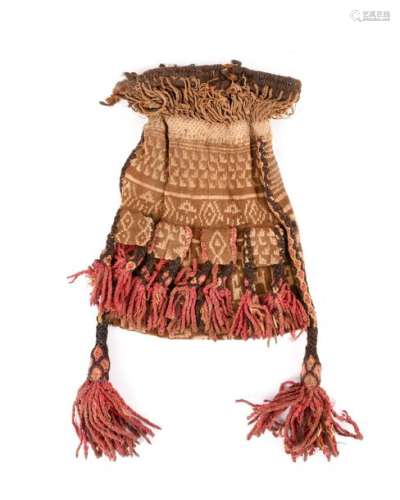 An Inca coca bag chuspas. Peru, probably 15th / 16…