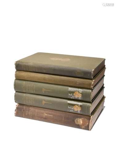 Five bound copies of the Smithsonian Annual Report…