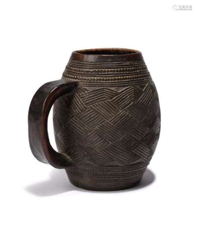 A Kuba palm wine cup. Democratic Republic of the C…