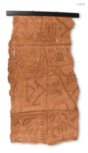 A Mbuti Pygmy bark cloth. Ituri, Democratic Republ…