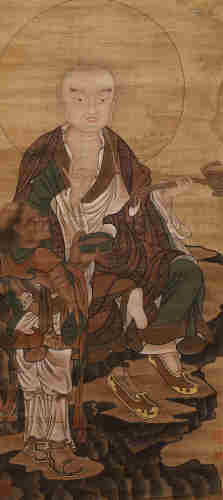 A CHINESE ARHAT PAINTING