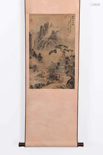 A CHINESE PAINTING, SHI TAO MARK