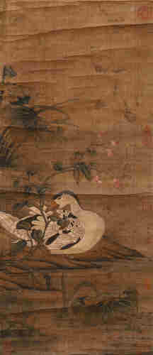 A CHINESE FLOWERS PAINTING