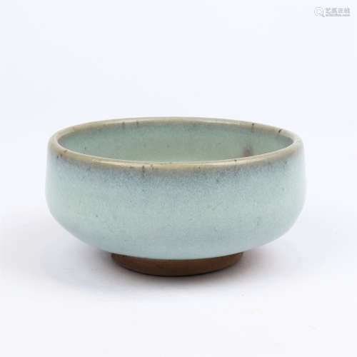 Purple spot Jun kiln bowl of Yuan Dynasty