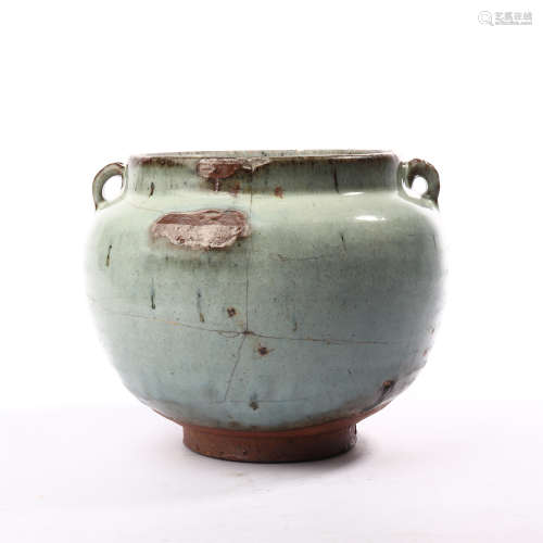 Double series jars of Jun kiln in Yuan Dynasty