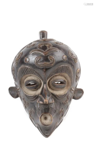 WEST AFRICAN HIGHLY DECORATED FACE MASK (late…
