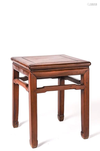 CHINESE THROUGH TENON TEAKWOOD STAND