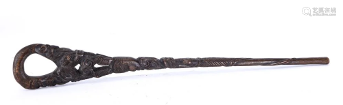 (Early 20th c) PACIFIC ISLANDS WALKING STICK