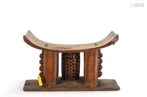 WEST AFRICAN CARVED STOOL