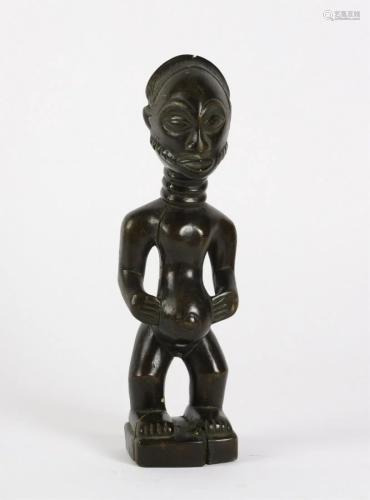 FANG AFRICAN FIGURE OF A PREGNANT WOMAN c…