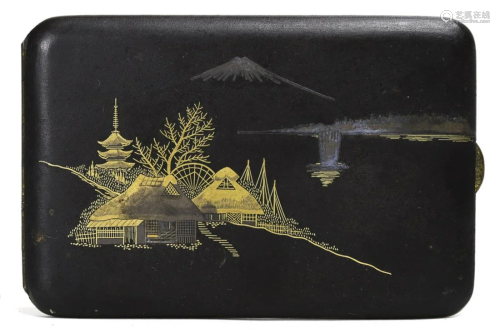 JAPANESE MIXED METAL CIGARETTE CASE