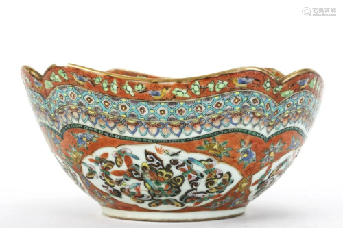 (19th c) CHINESE EXPORT PORCELAIN BUTTERFL…