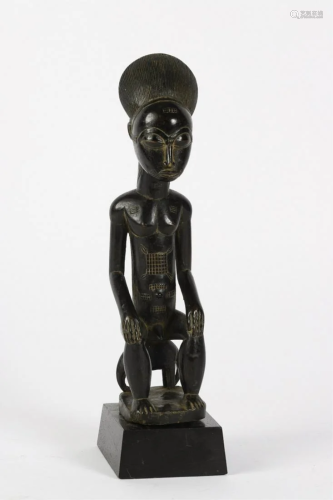 WEST AFRICAN WELL CARVED FIGURE OF A CHIEFT…