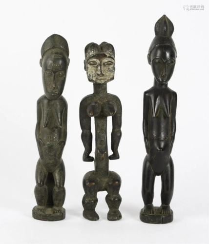 (3) AFRICAN CENTRAL & WEST AFRICAN FIGURES