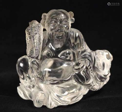 Chinese rock crystal carving, possibly 19th c.