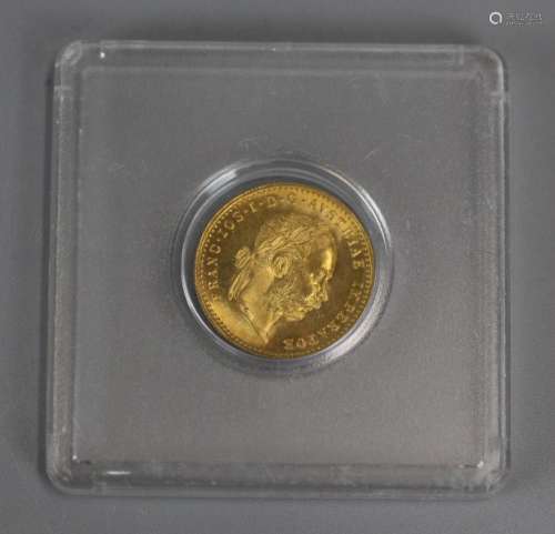 Austrian 1915 gold ducat, 1 ducat