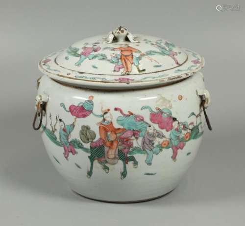 Chinese porcelain soup tureen, possibly 19th c.