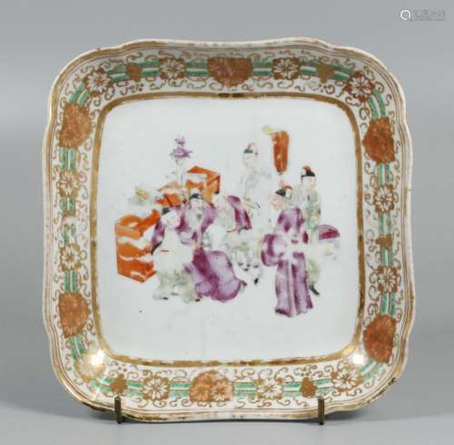 Chinese porcelain plate, possibly 18th c.