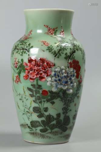 Japanese porcelain vase, possibly 19th c.