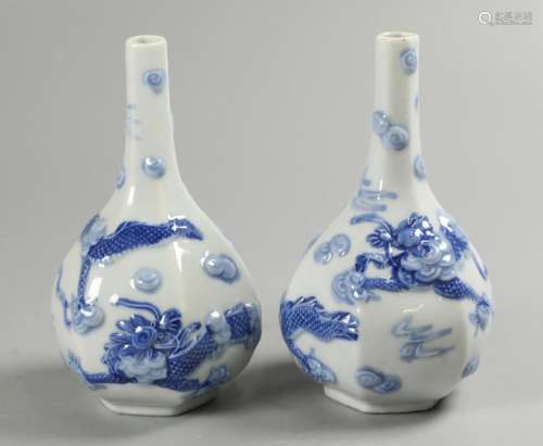 pair of Chinese porcelain vases, possibly Republican period