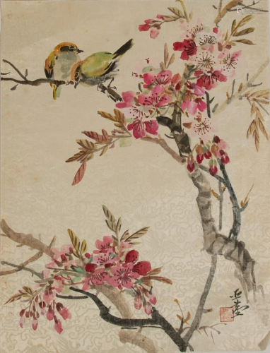 Chinese Painting of Flowers and Birds by Wang Y…