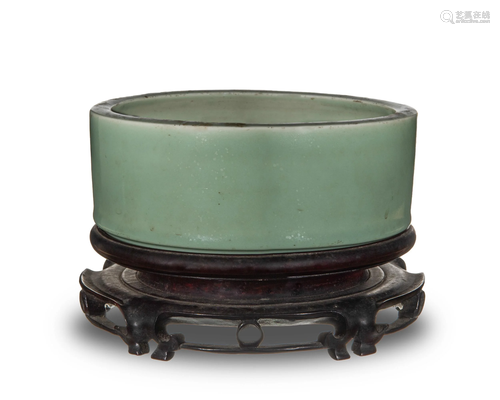 Chinese Celadon Brush Washer, Republic