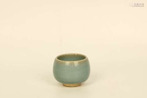 Celadon Glazed Porcelain Wine Cup