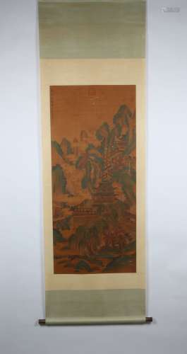 Painting Of Landscape By Chou Ying