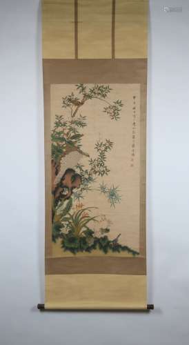 Painting Of Flower And Bird By Jiang Yanxi