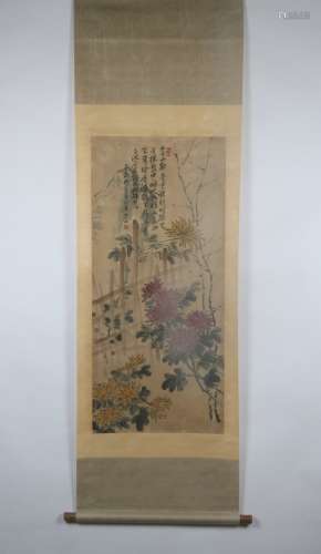 Painting Of Flower By Wu Changshuo