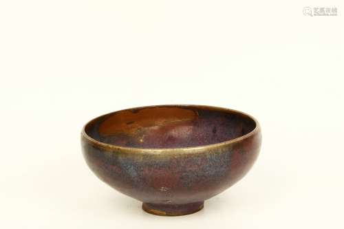 Purple Glazed Porcelain Bowl