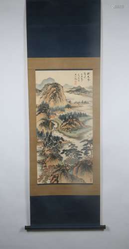 Painting Of Landscape By Wu Hufan