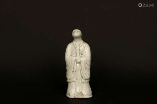 White Glazed Porcelain Statue