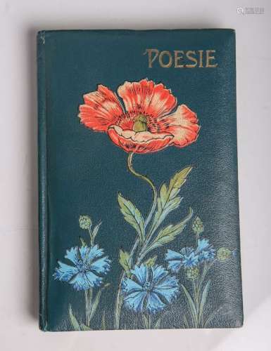 Poesiealbum (um 1900), handschriftliche Eintragungen m. div. Bildern beginnend im Jahr