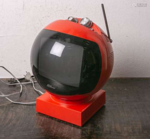JV***ivico-Videosphere Portable Television (Kultobjekt der 1970er Jahre), in Rot,