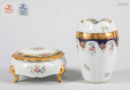 Group Collectible 22k Gold Limoges France Porcelain Wares