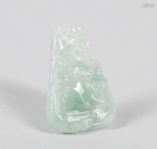 Chinese Export Jade Jadeite Carving