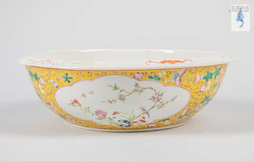 Chinese Old Enameled Porcelain Bowl/washer