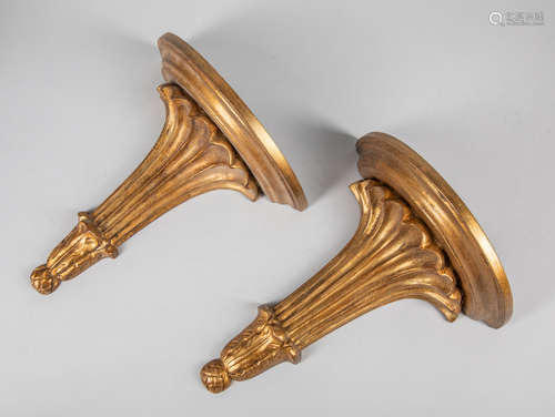 Gorgeous Italy Gold Gilt Wood Wall Hanging Shelf