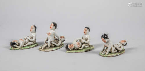 Set of Chinese Old Porcelain Figures