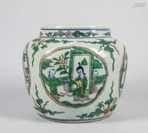 Chinese Export Porcelain Jar