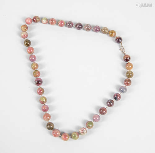 Chinese Export Turmaline Beads Necklace