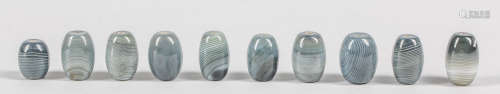 Collectible Banded Agate Beads