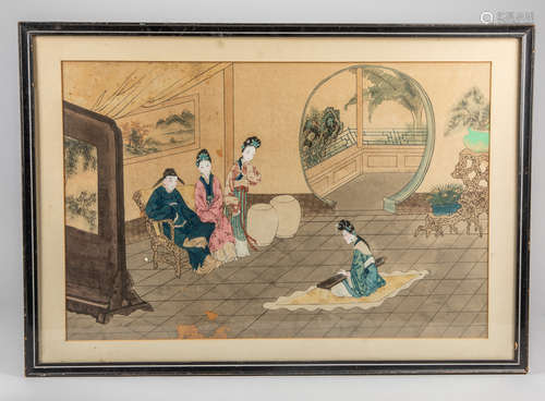 Old Chinese Wall Hanging Painting